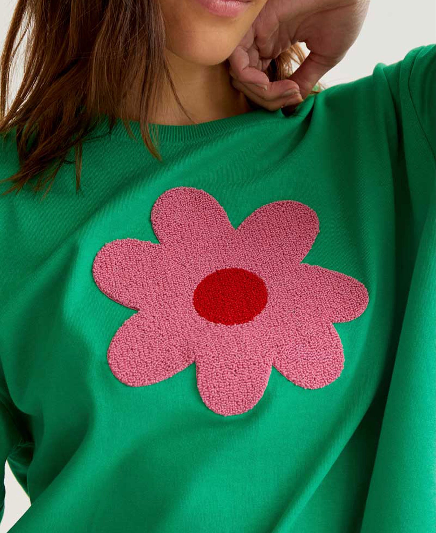 Cotton Sweatshirt - Green