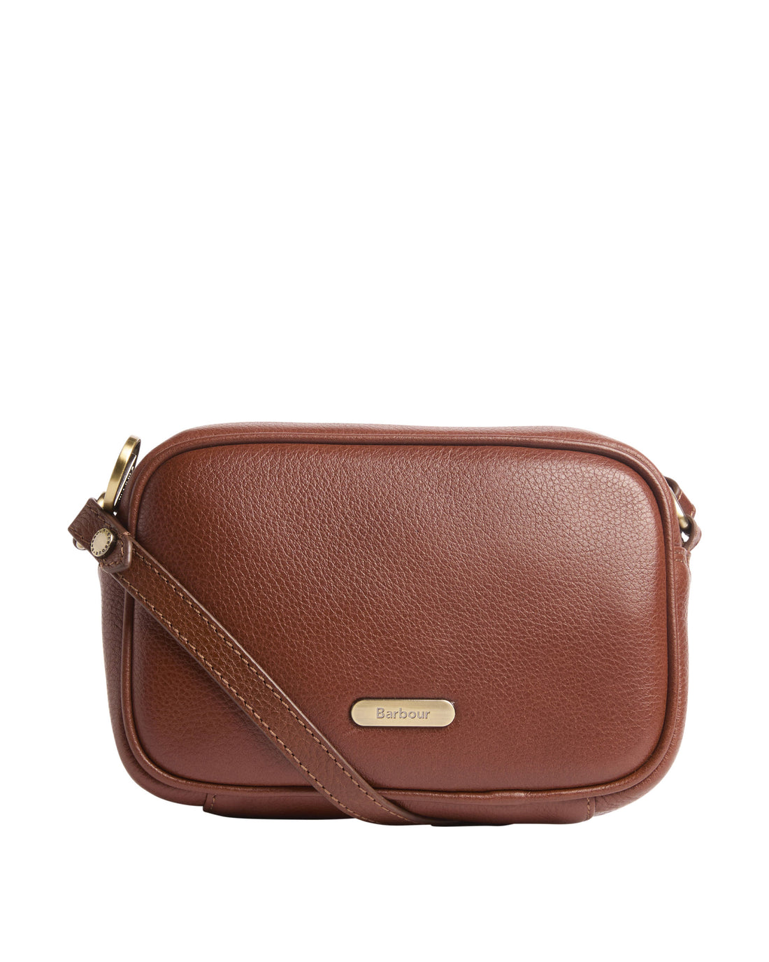 Daphne Mini Leather Crossbody Bag - Brown