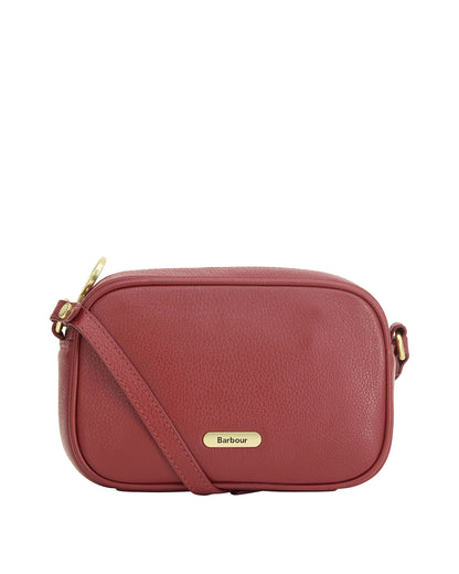 Daphne Mini Leather Crossbody Bag - Red