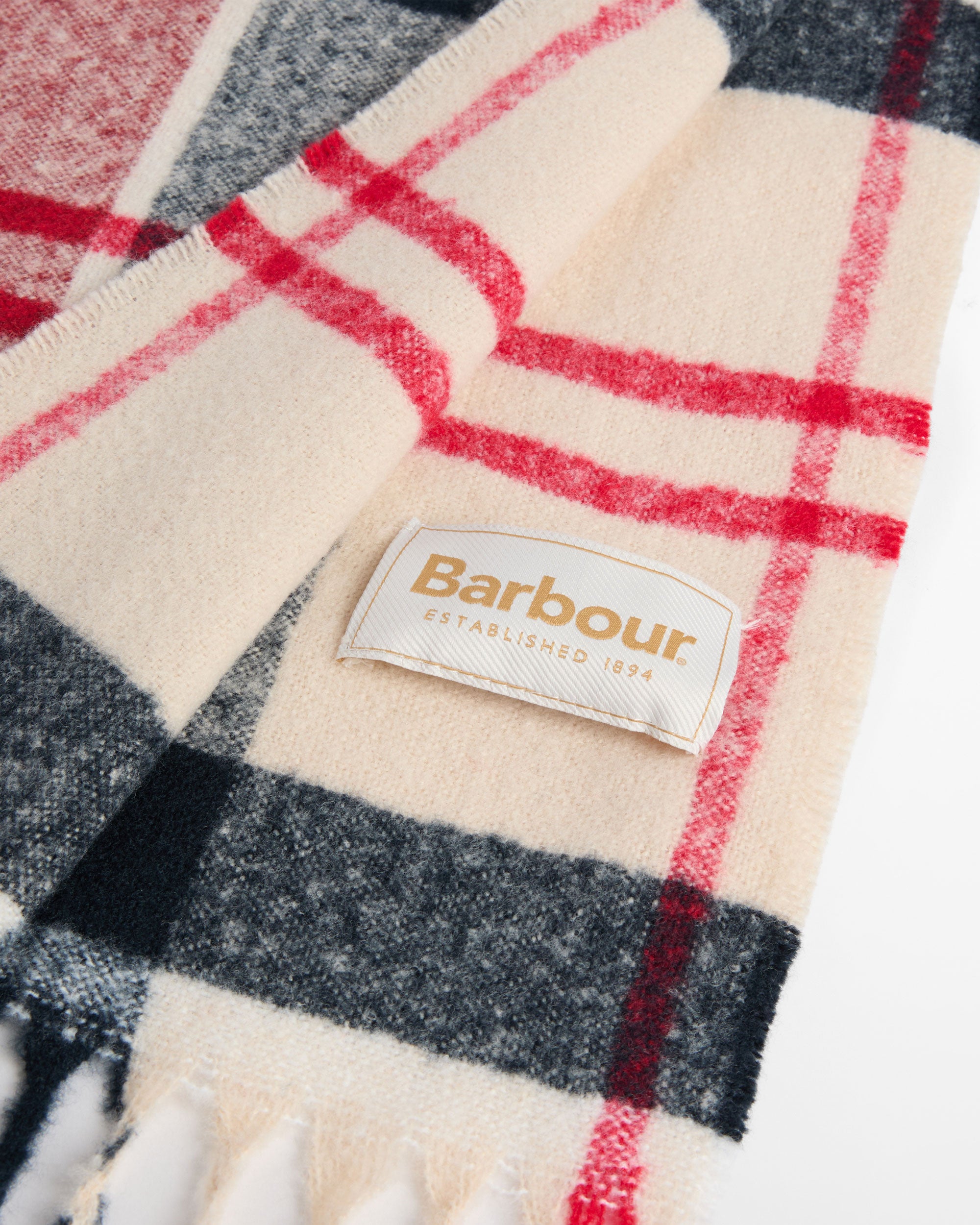 Deanna Tartan Scarf - Light Cardinal Tartan