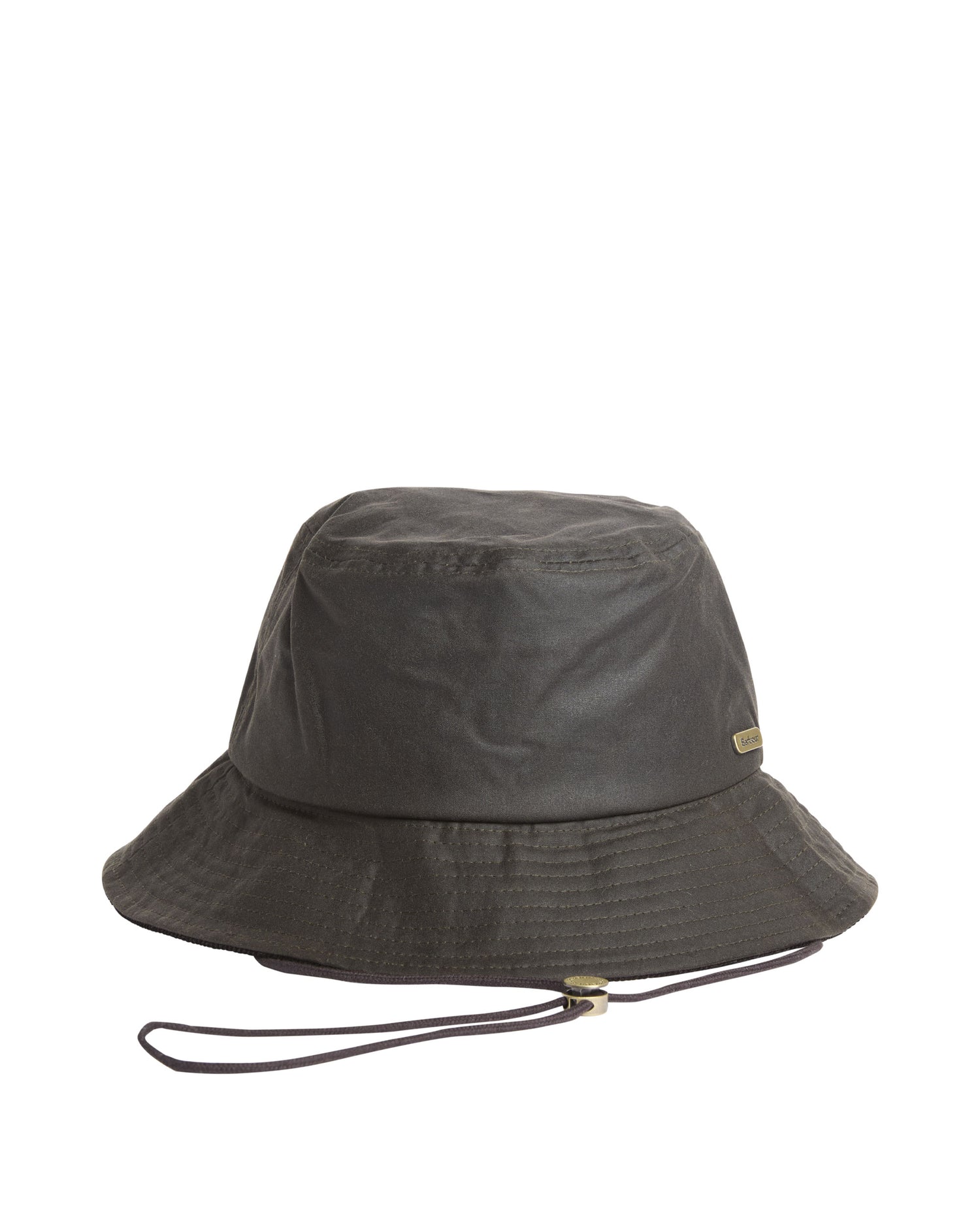 Delilah Waxed Bucket Hat - Olive