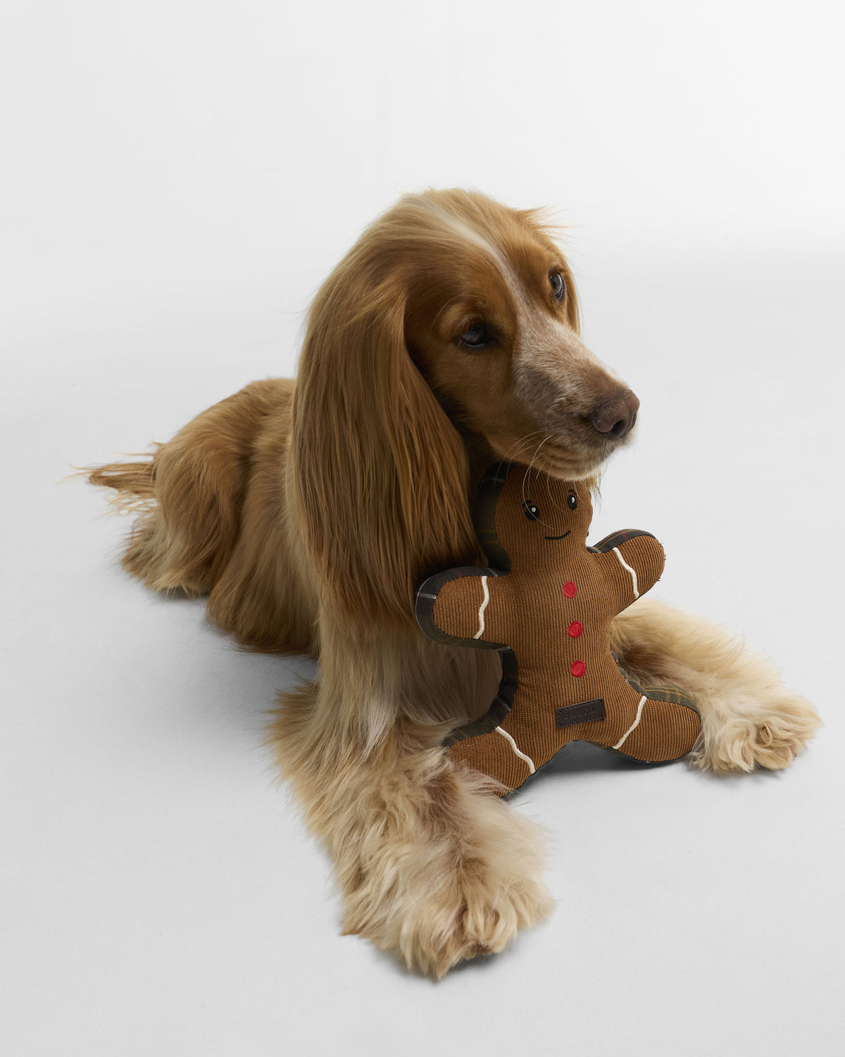 Dog Christmas Gingerbread Toy - Brown