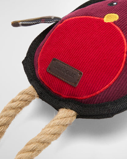 Dog Christmas Robin Toy - Brown/Red