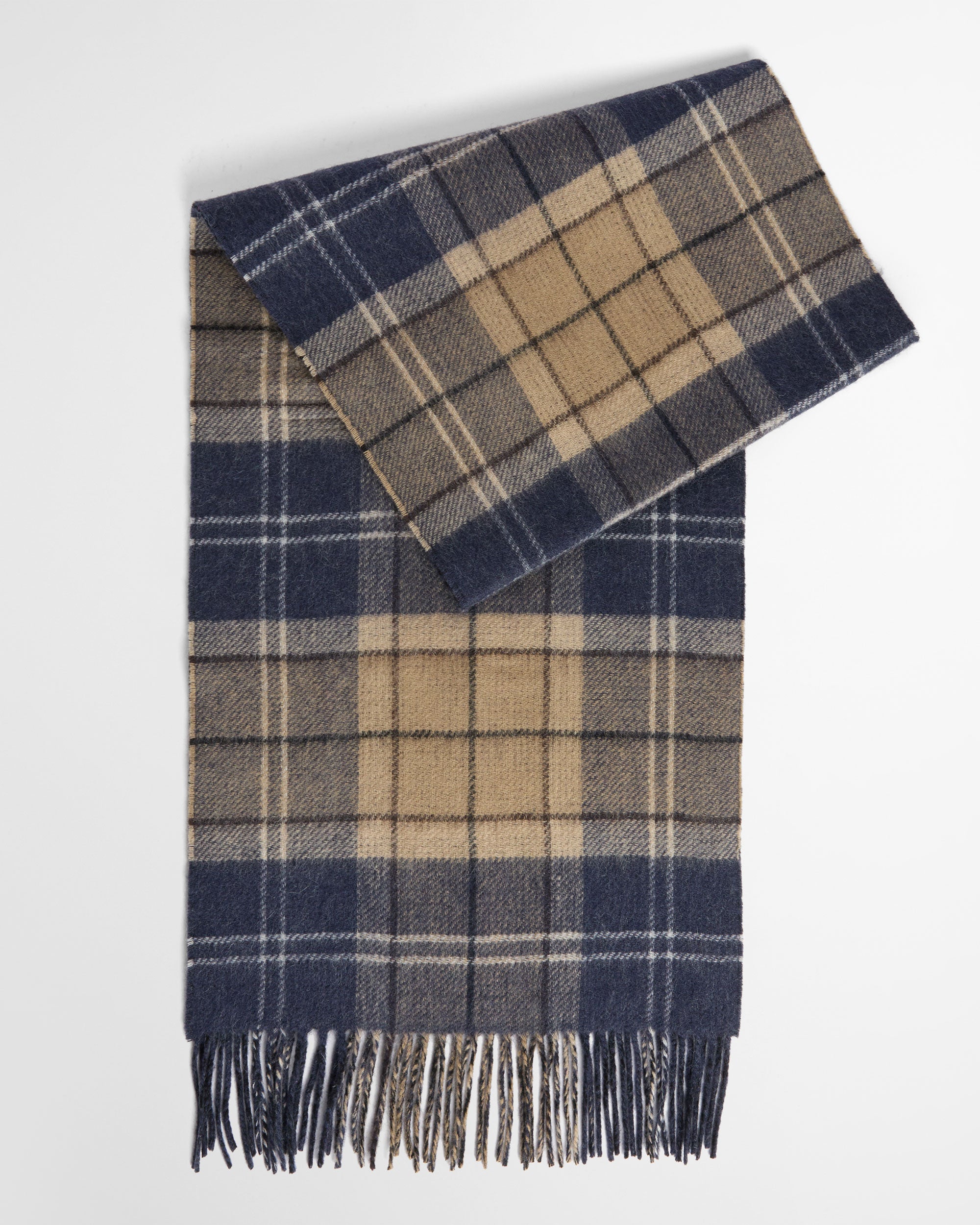 Dramside Reversible Scarf - Birchwood Dress Tartan