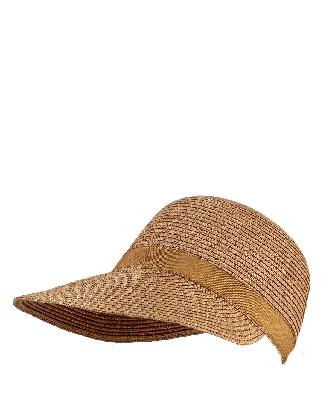 Backless Straw Sun Hat - Sand
