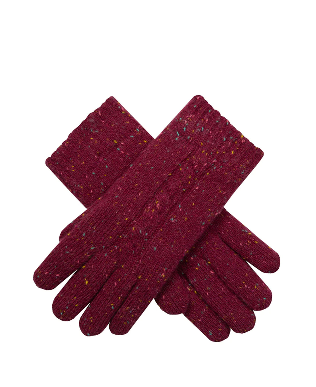 Cable Knit Gloves - Shiraz