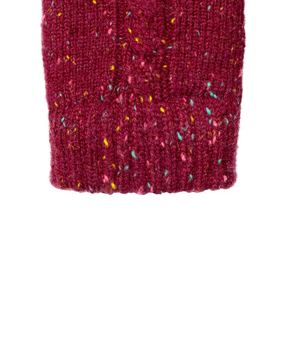 Cable Knit Gloves - Shiraz