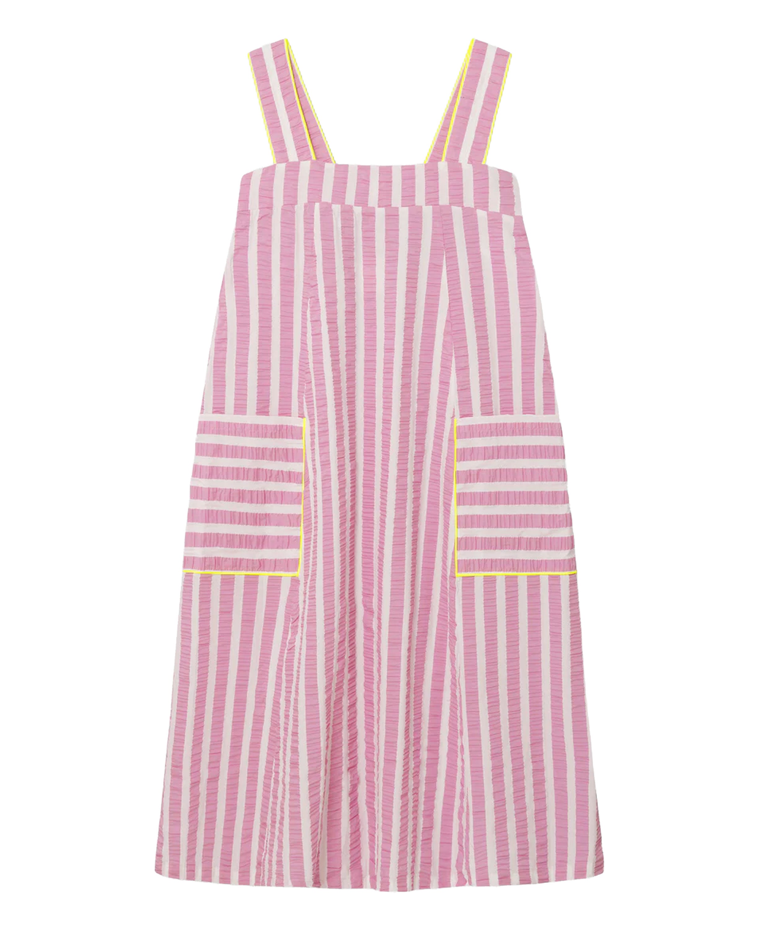 Lemonade Dress - Rose Stripes