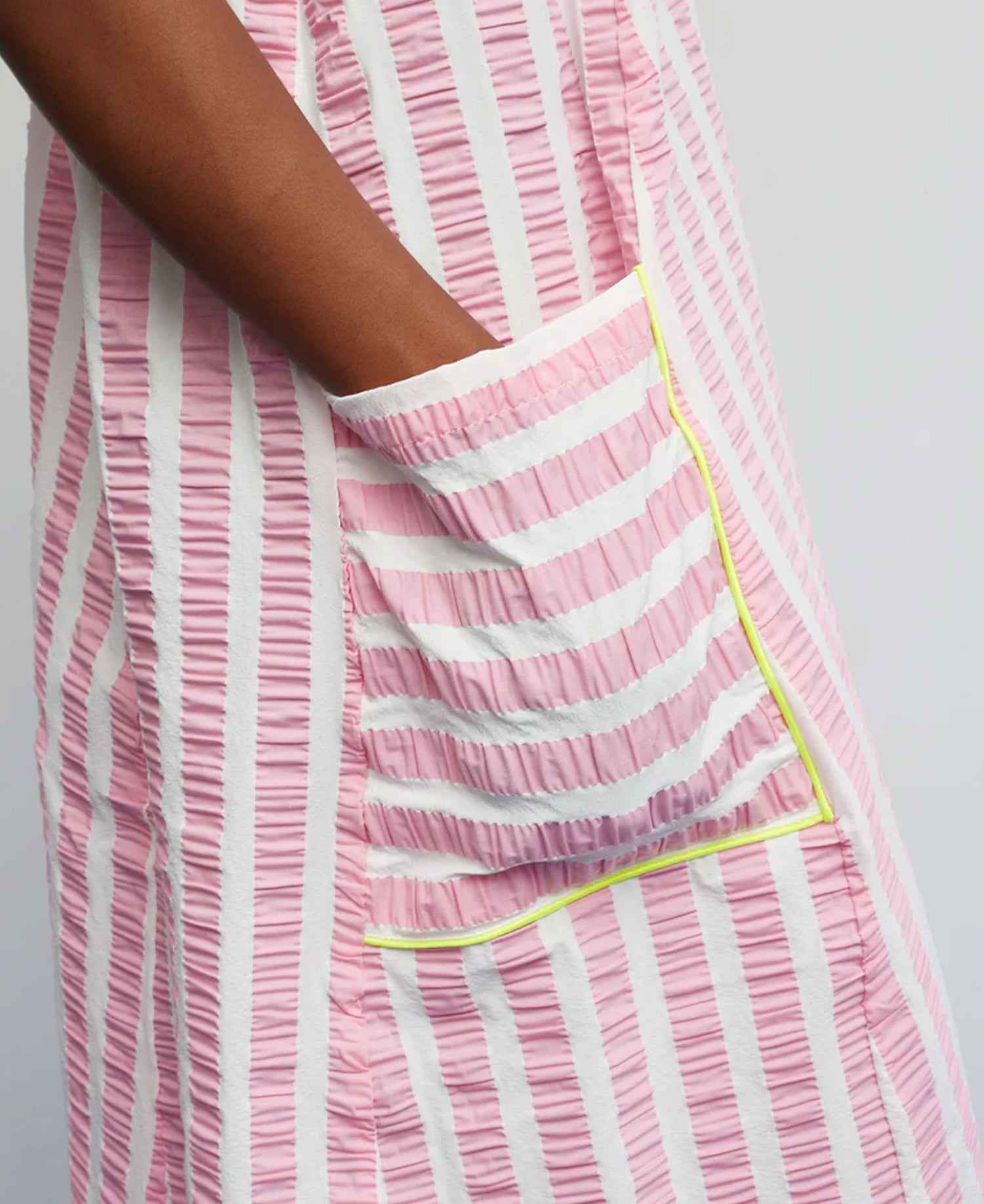 Lemonade Dress - Rose Stripes