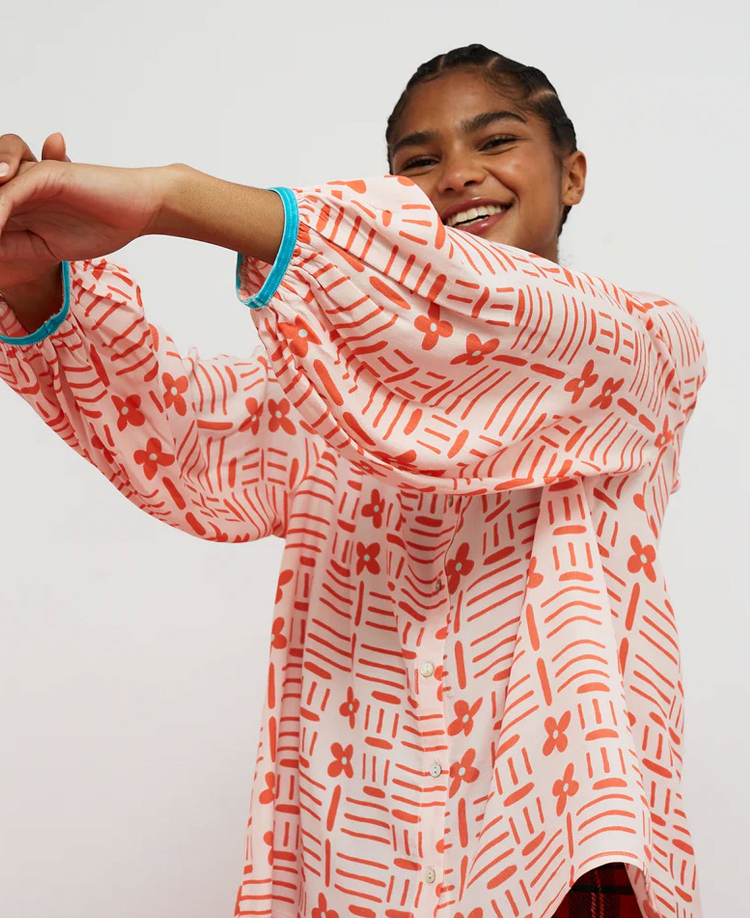 Magia Print Shirt - Rosso Red