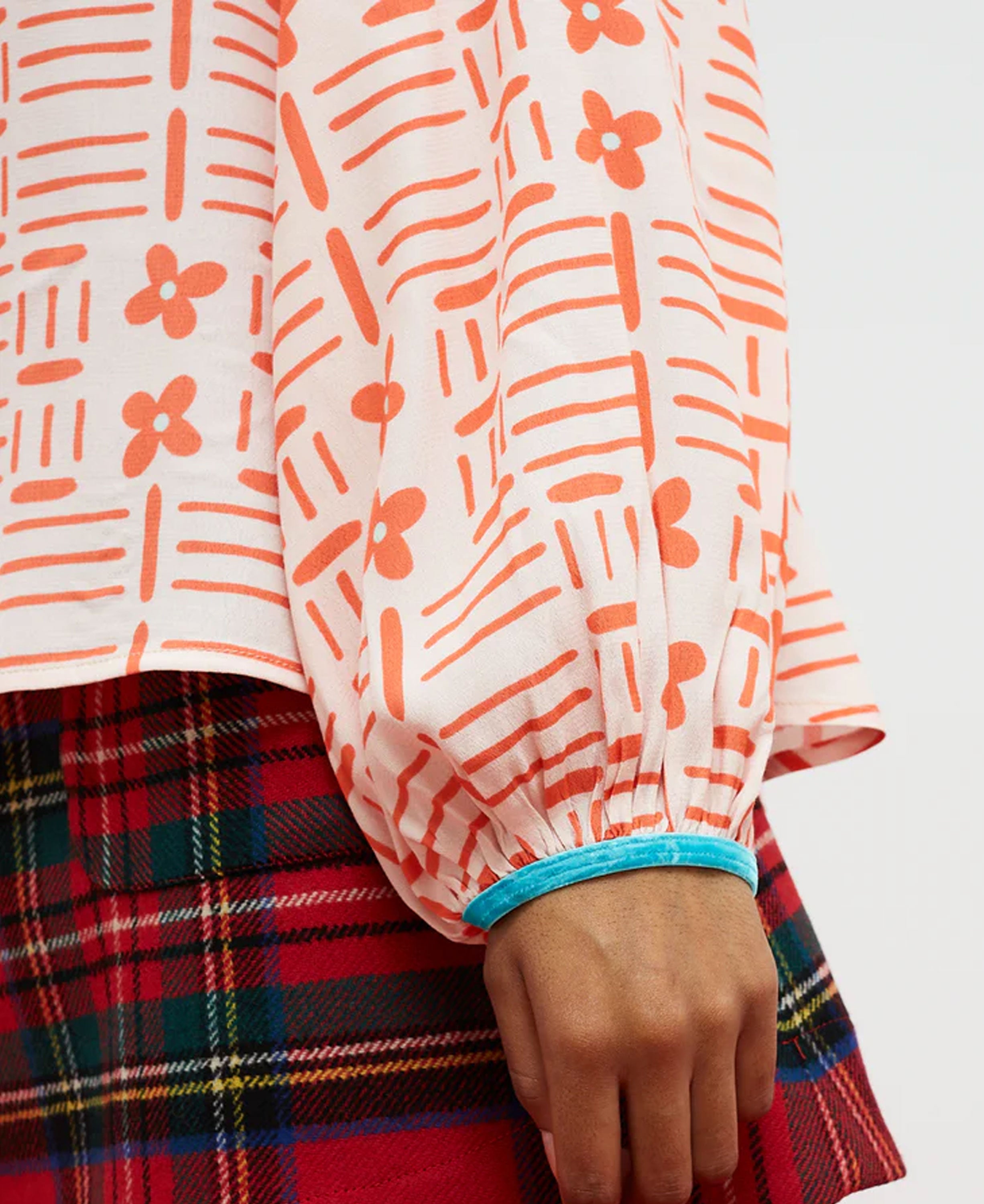 Magia Print Shirt - Rosso Red