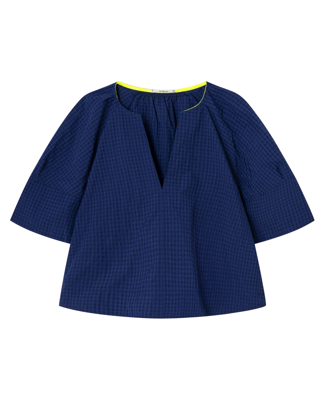 Vichy Soplo Blouse - Navy