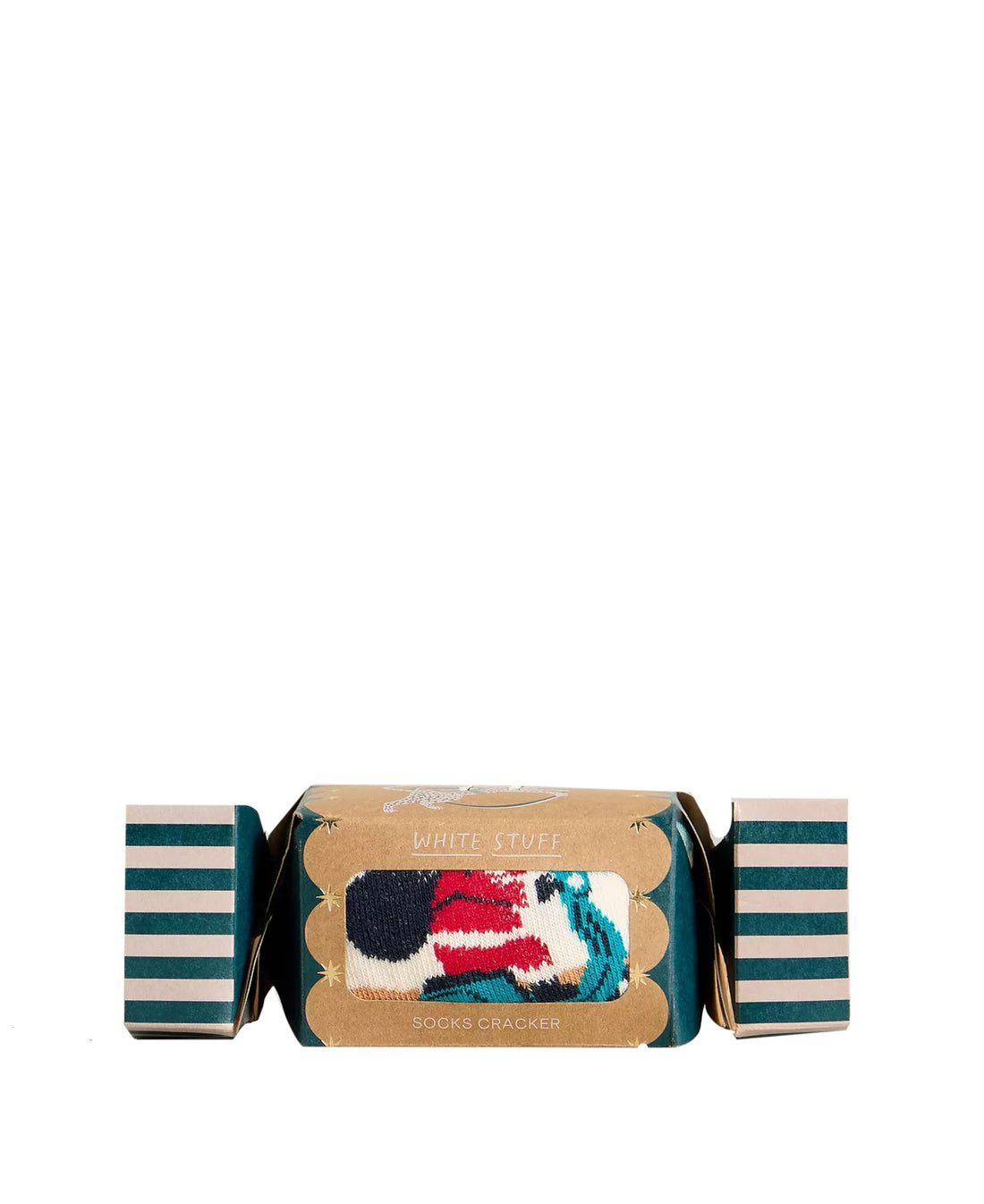 Driving Santa In A Cracker - Blue Multi