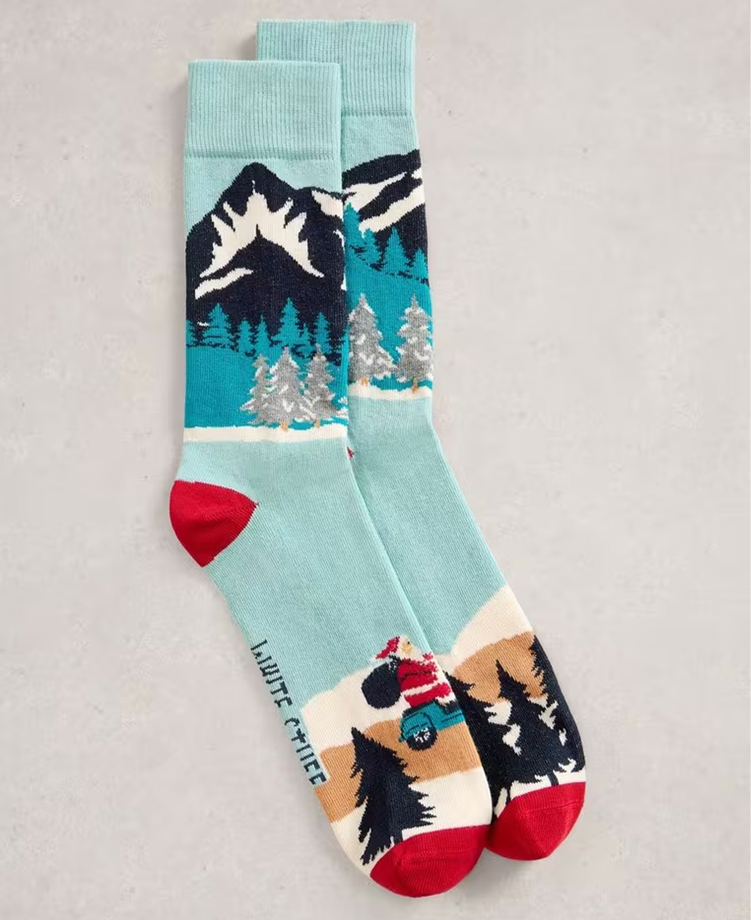 Driving Santa In A Cracker - Blue Multi