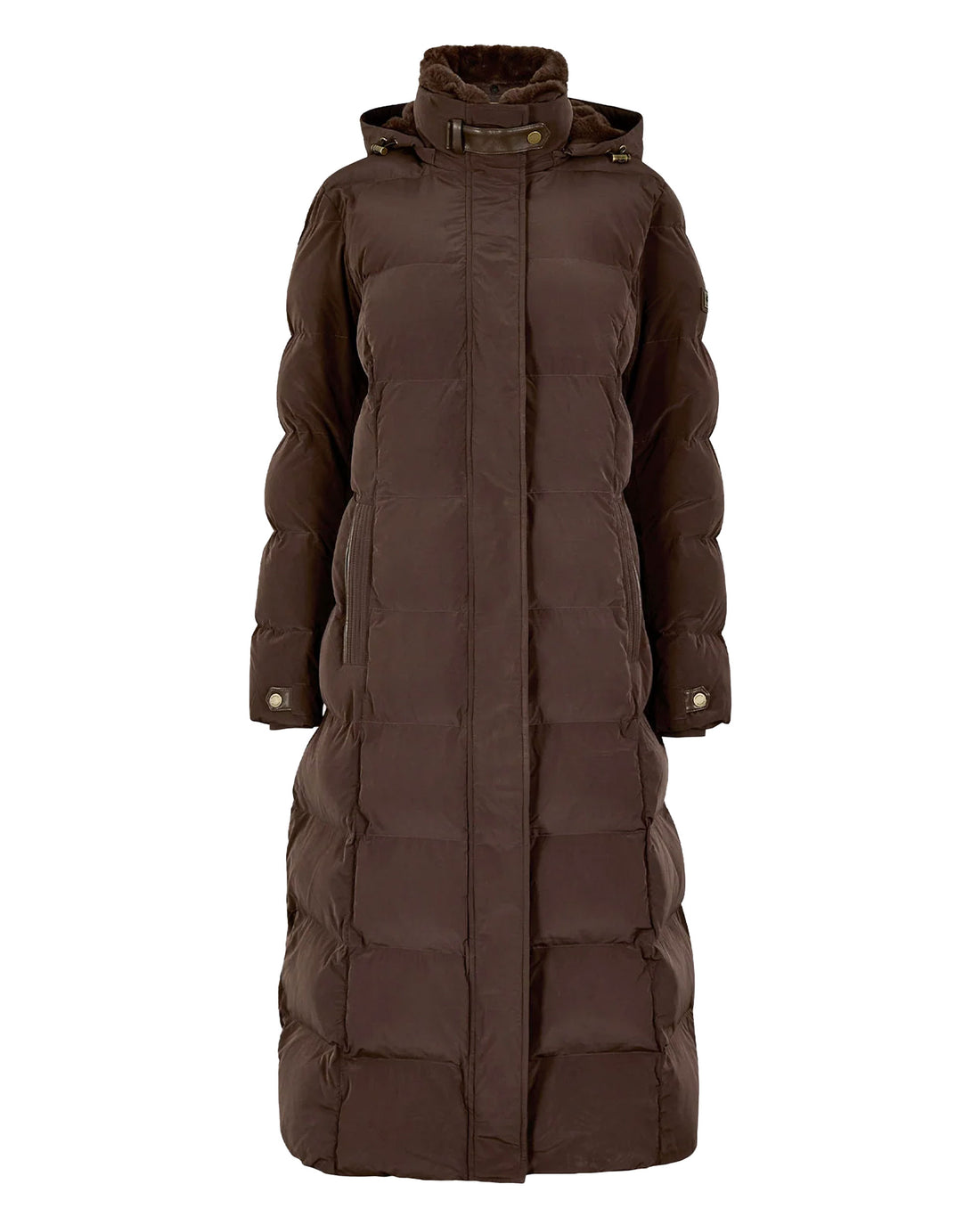 Aldborough Full Length Technical Down Jacket - Mahogany