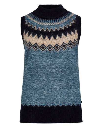 Doyle Fair Isle Pattern Sweater - Navy Multi