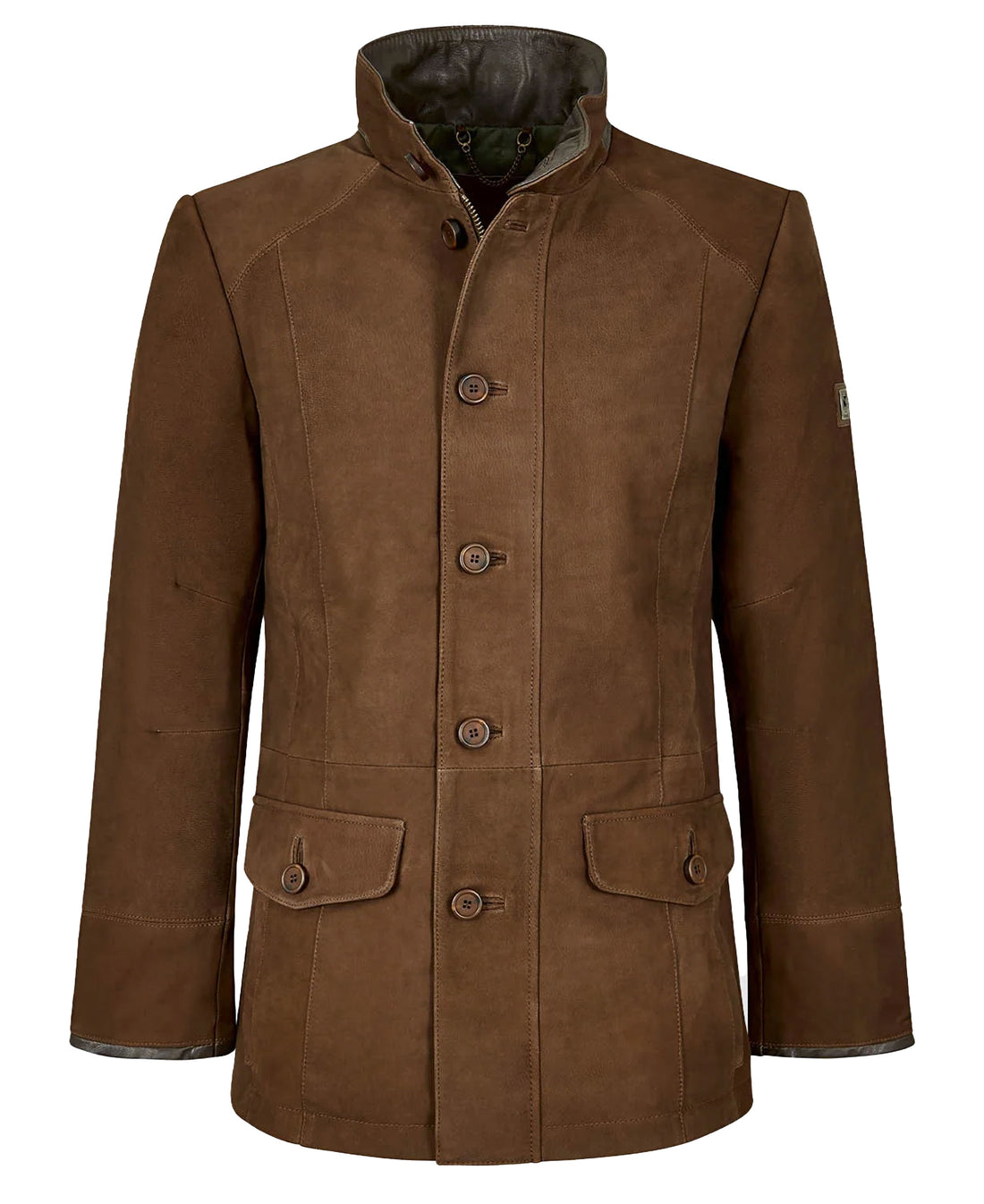 Moore Leather Jacket - Walnut