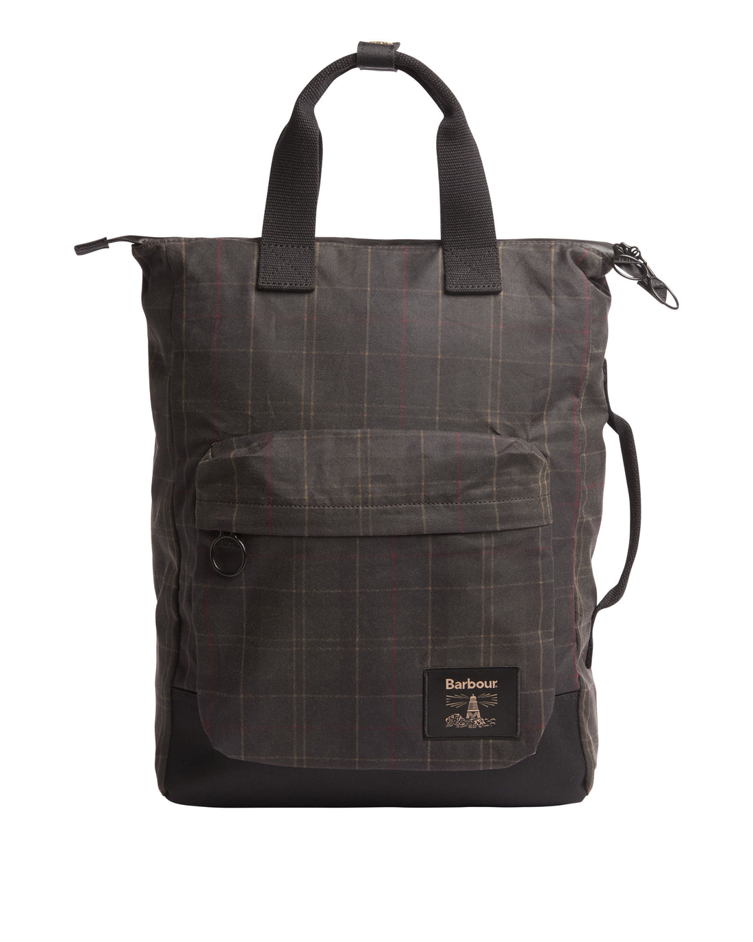 Field Tartan Wax Backpack - Dark Classic Tartan