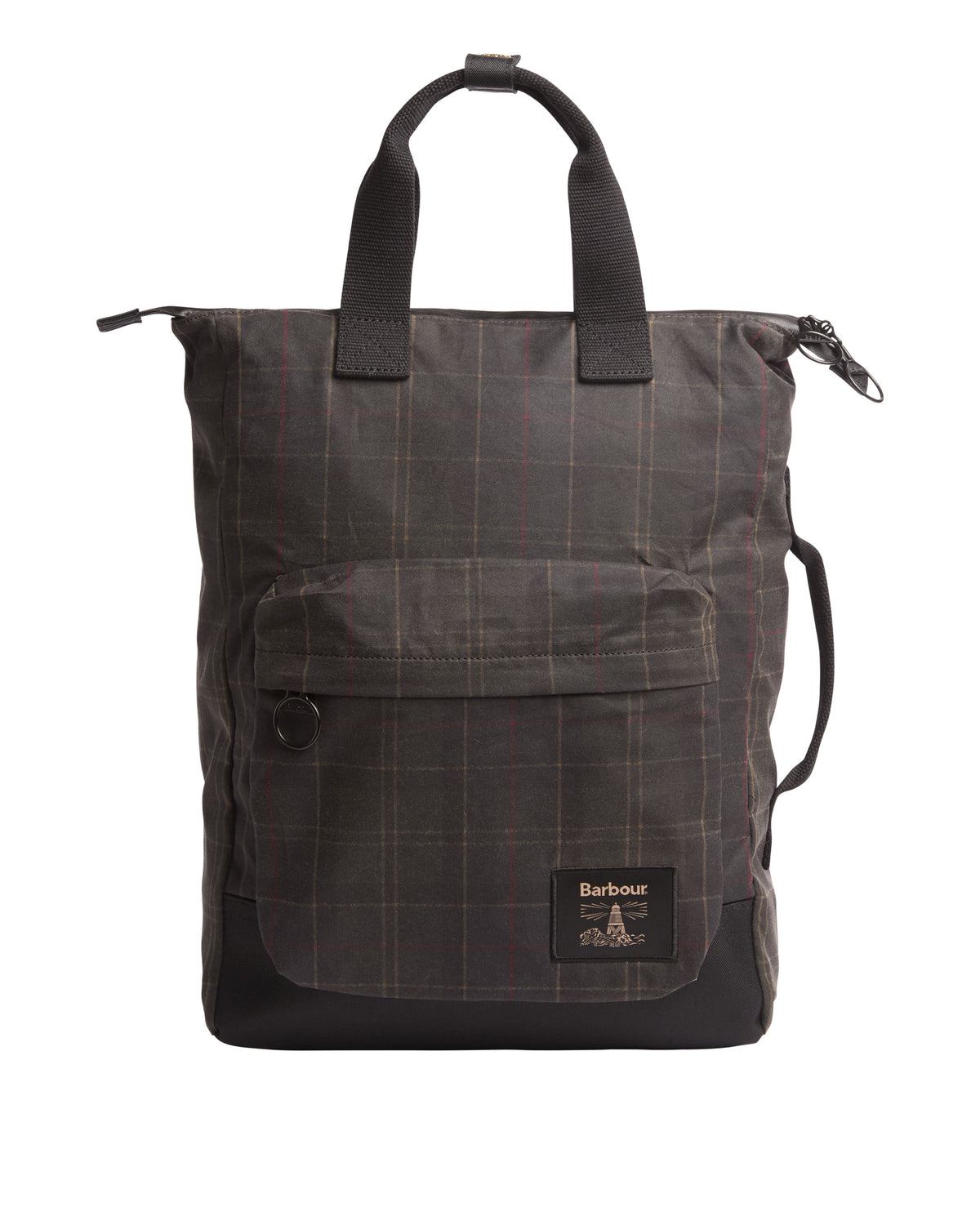 Field Tartan Wax Backpack - Dark Classic Tartan
