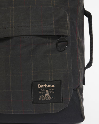 Field Tartan Wax Backpack - Dark Classic Tartan