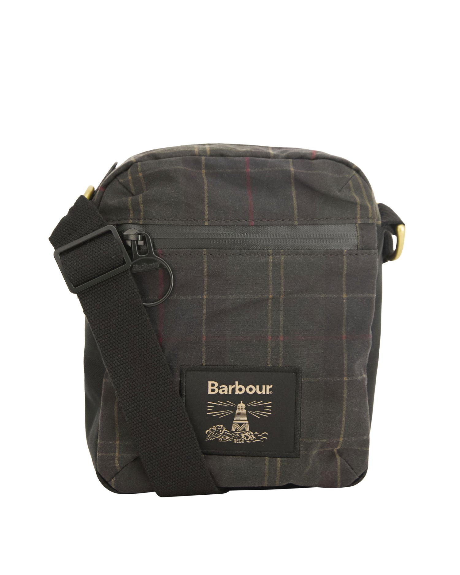 Field Tartan Wax Crossbody Bag - Dark Classic Tartan