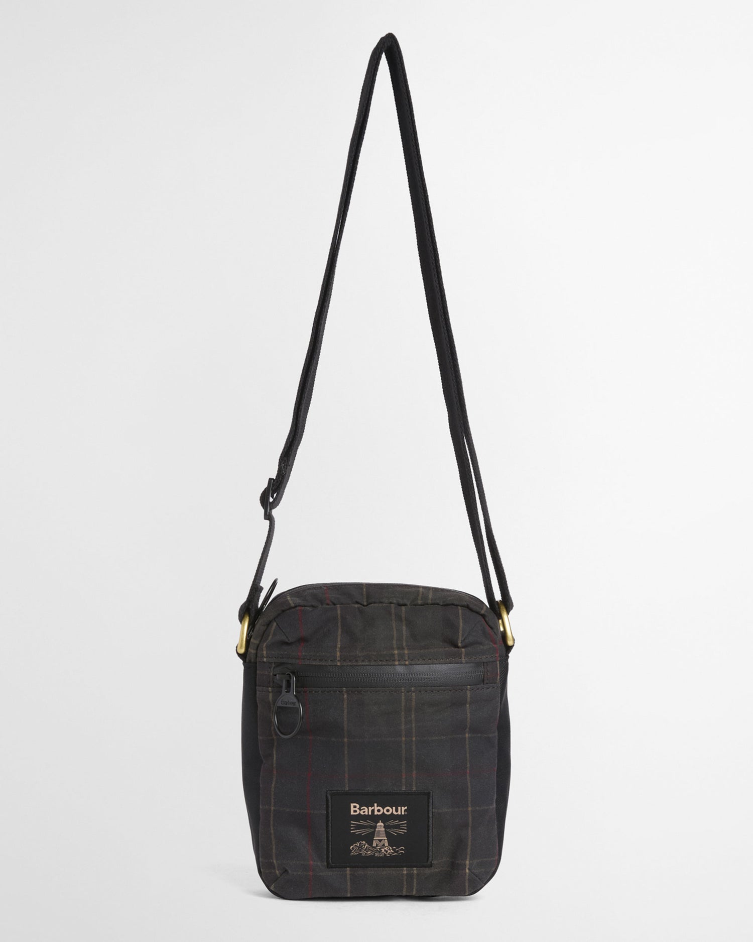Field Tartan Wax Crossbody Bag - Dark Classic Tartan