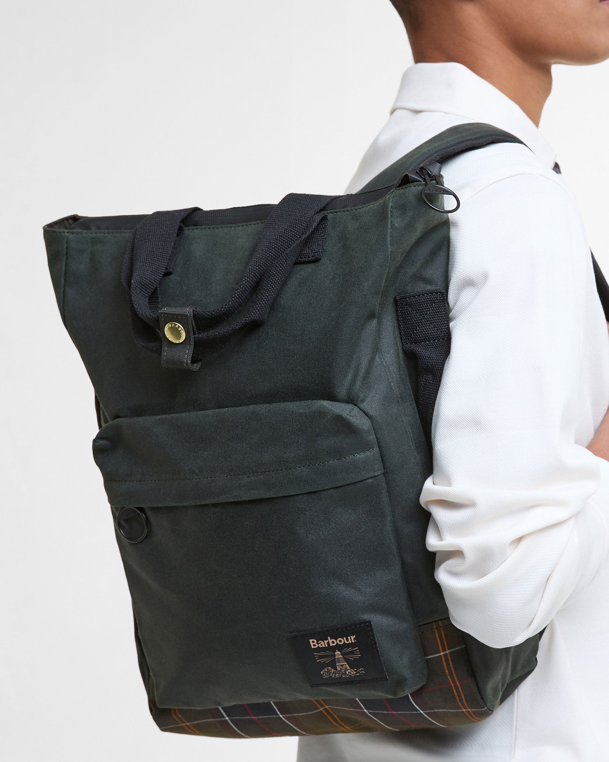 Field Waxed Backpack - Sage/Classic