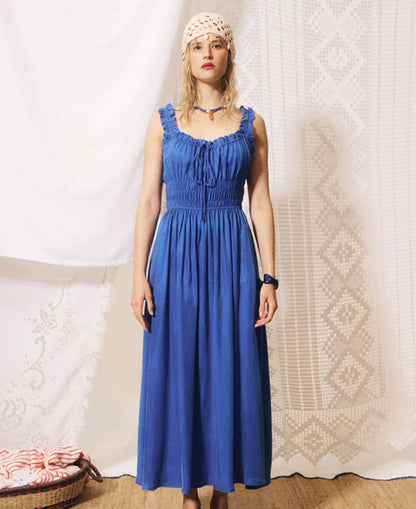 Toto Robe Dress - Bleu Electrique