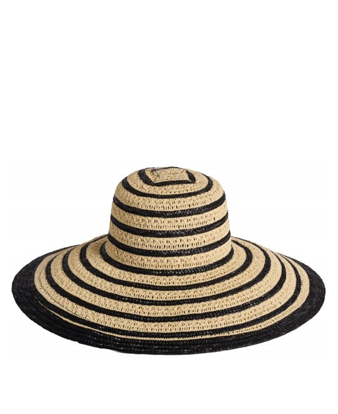 Rousham Wide Brim Sun Hat - Straw/Black
