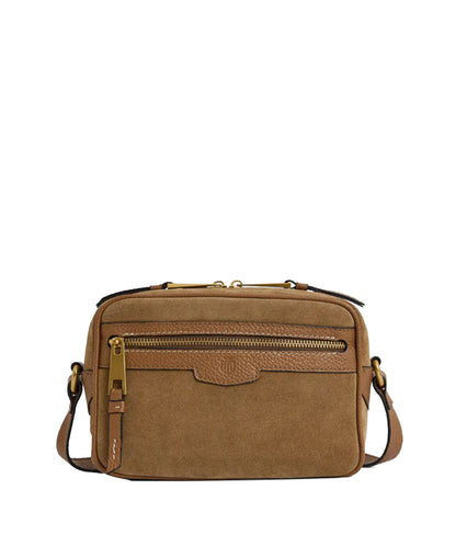 Fulham Cross Body Bag Suede - Tan