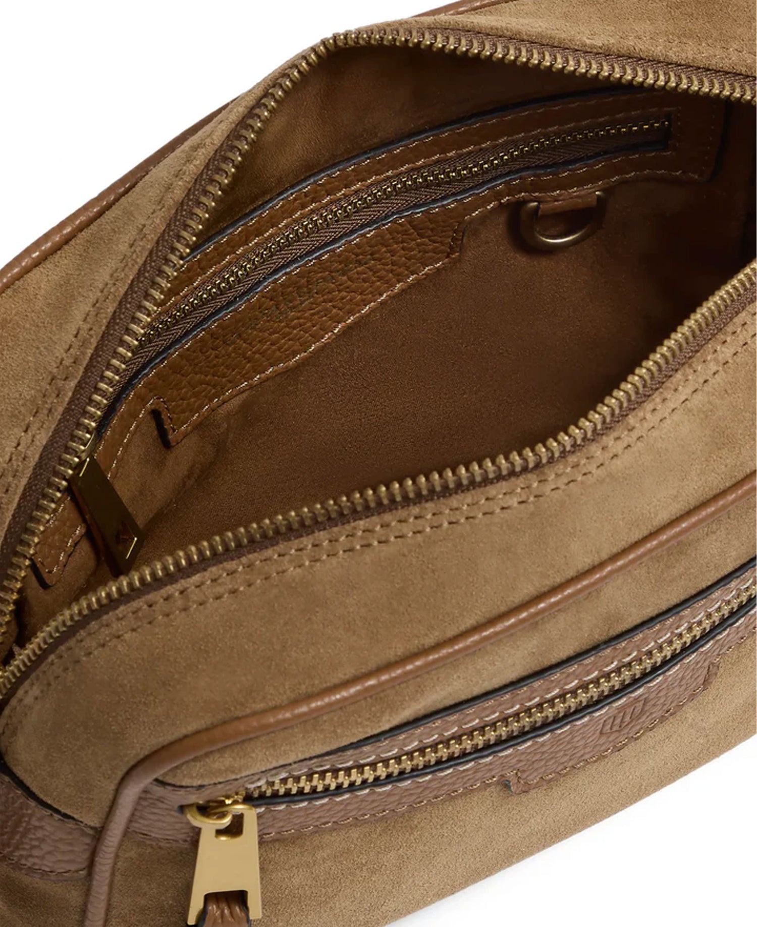Fulham Cross Body Bag Suede - Tan