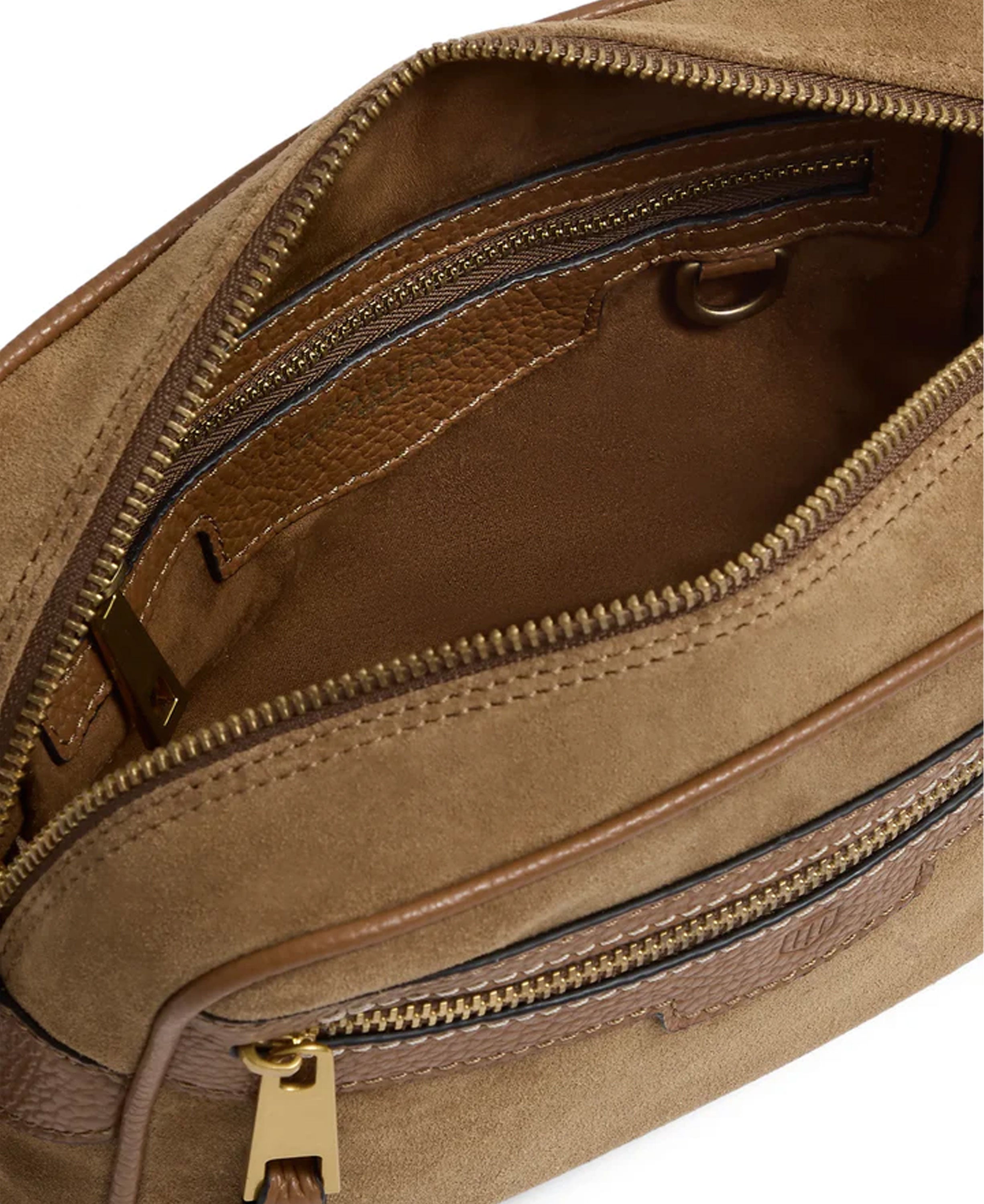 Fulham Cross Body Bag Suede - Tan