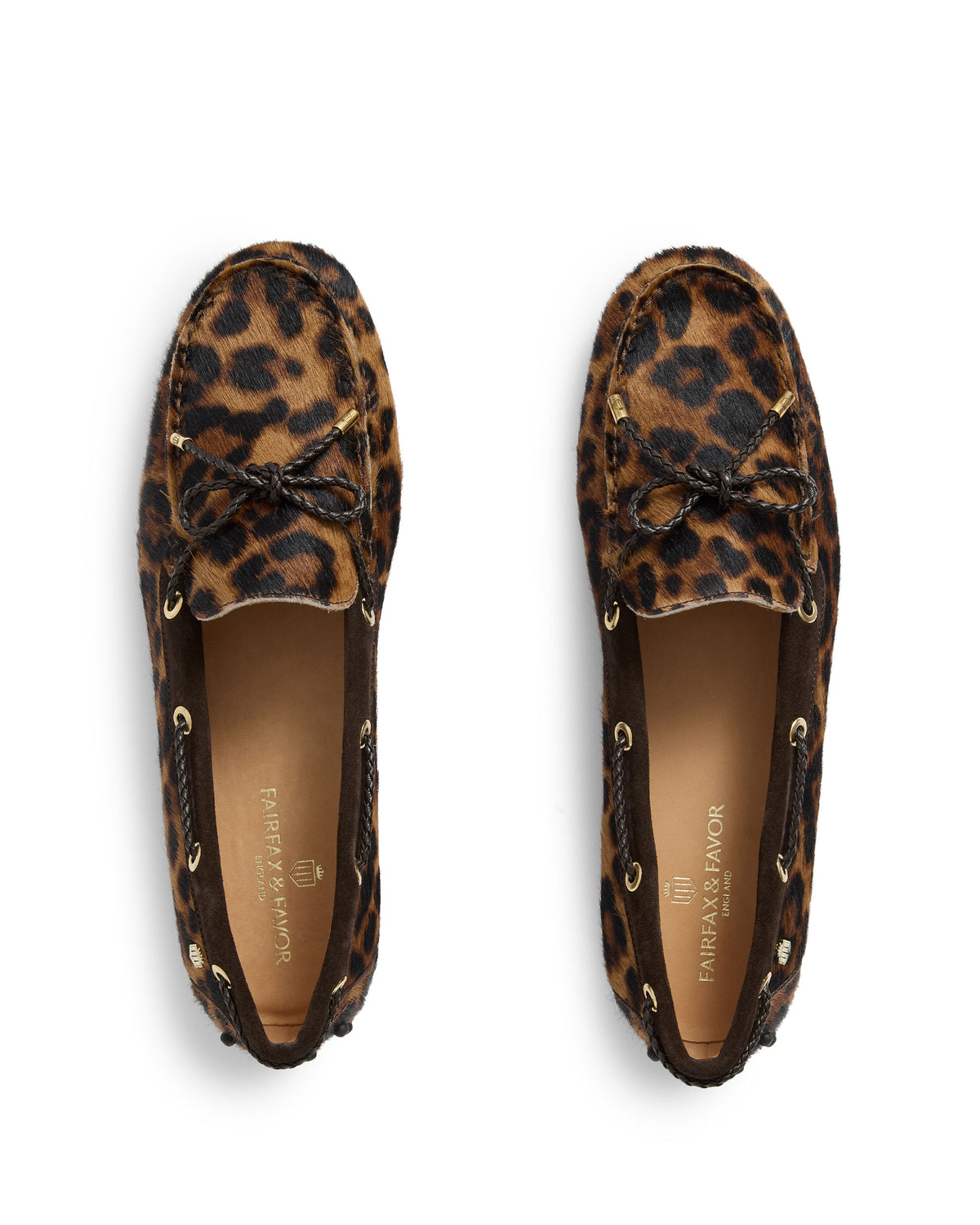 Henley Driving Shoes - Leopard Haircalf