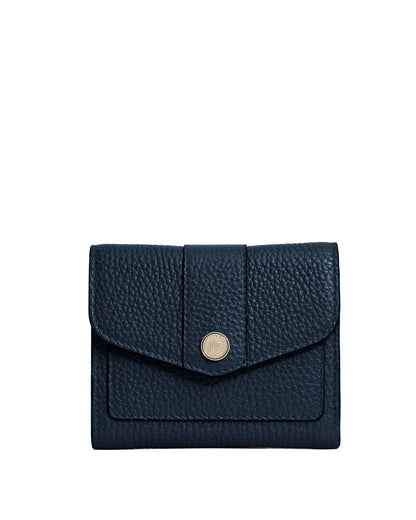 Langford Button Purse - Teal Leather