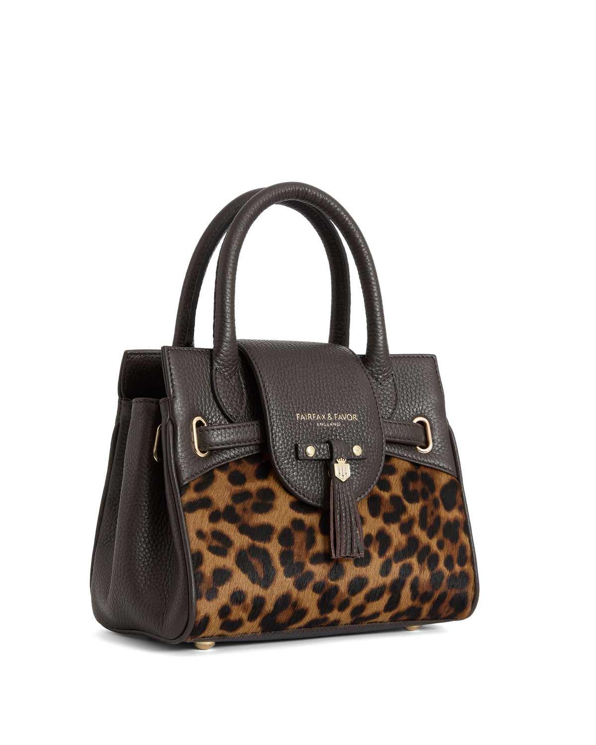 Mini Windsor Handbag - Leopard Haircalf