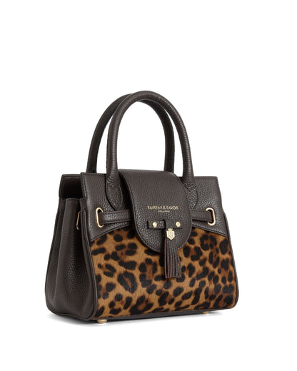 Mini Windsor Handbag - Leopard Haircalf