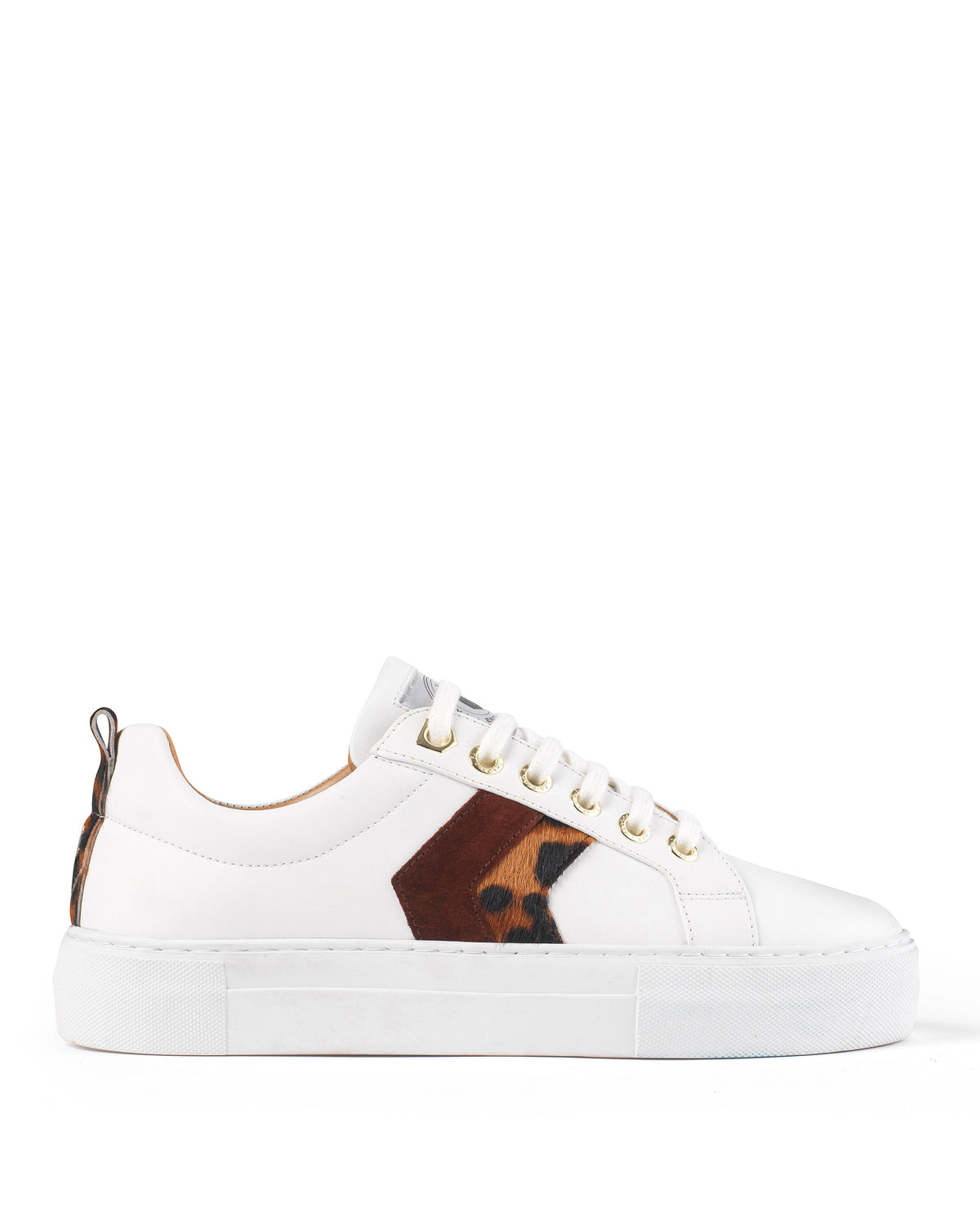 Platform Alexandra Trainer - Leopard/Port