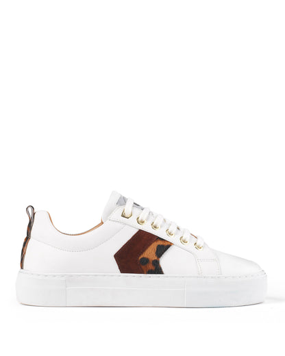 Platform Alexandra Trainer - Leopard/Port