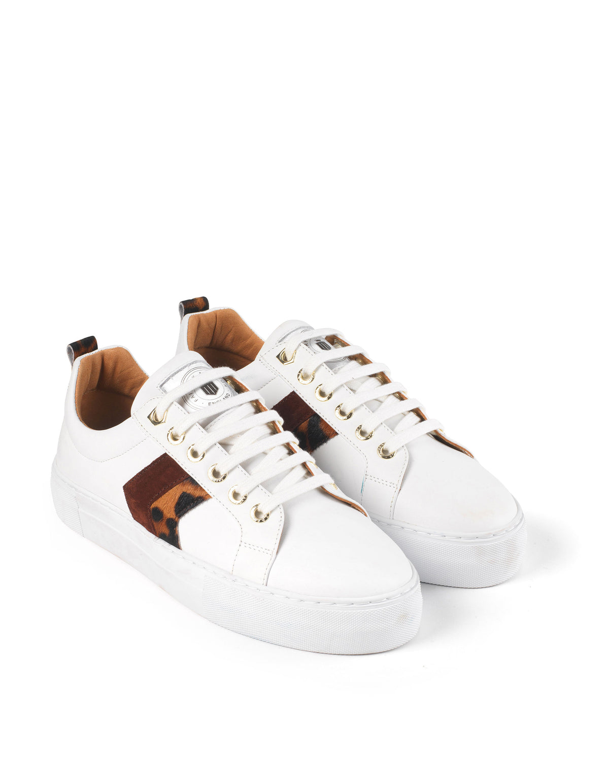 Platform Alexandra Trainer - Leopard/Port