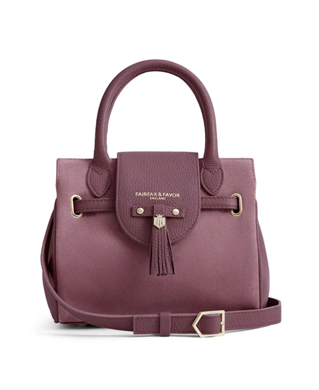 Mini Windsor Handbag - Heather Suede