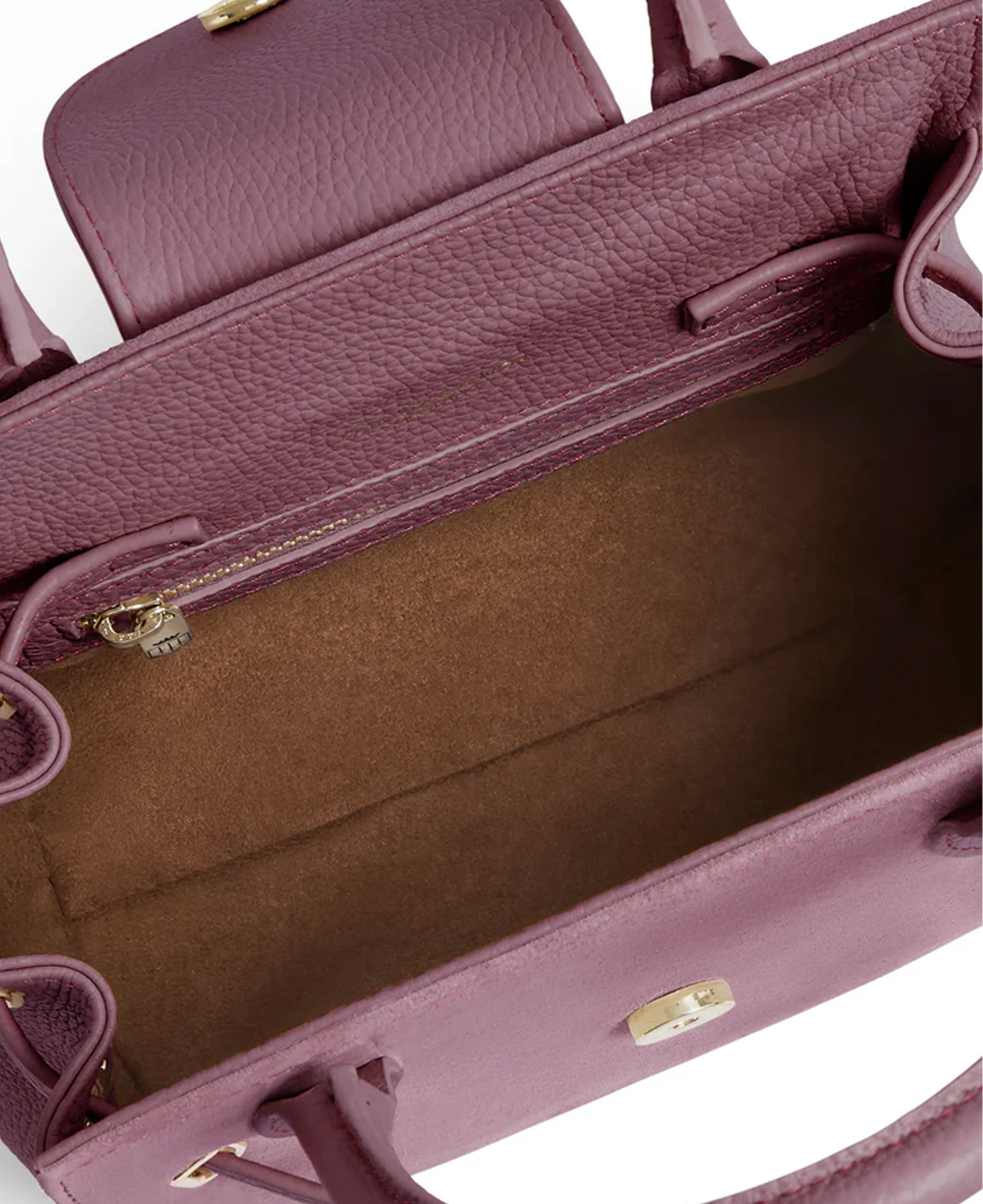 Mini Windsor Handbag - Heather Suede