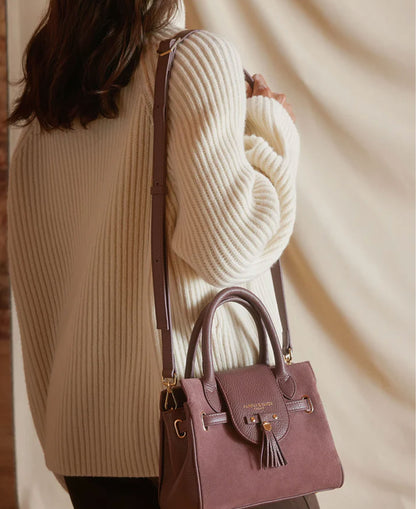 Mini Windsor Handbag - Heather Suede
