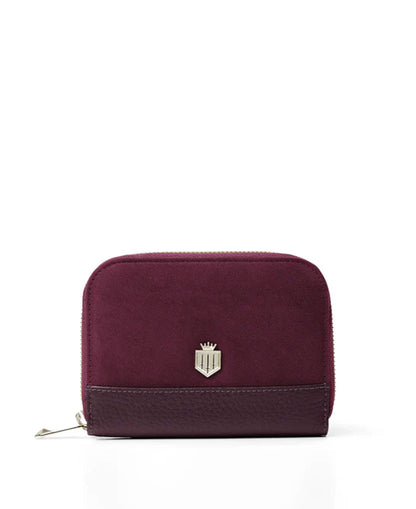 Mini Salisbury Purse - Elderberry Suede