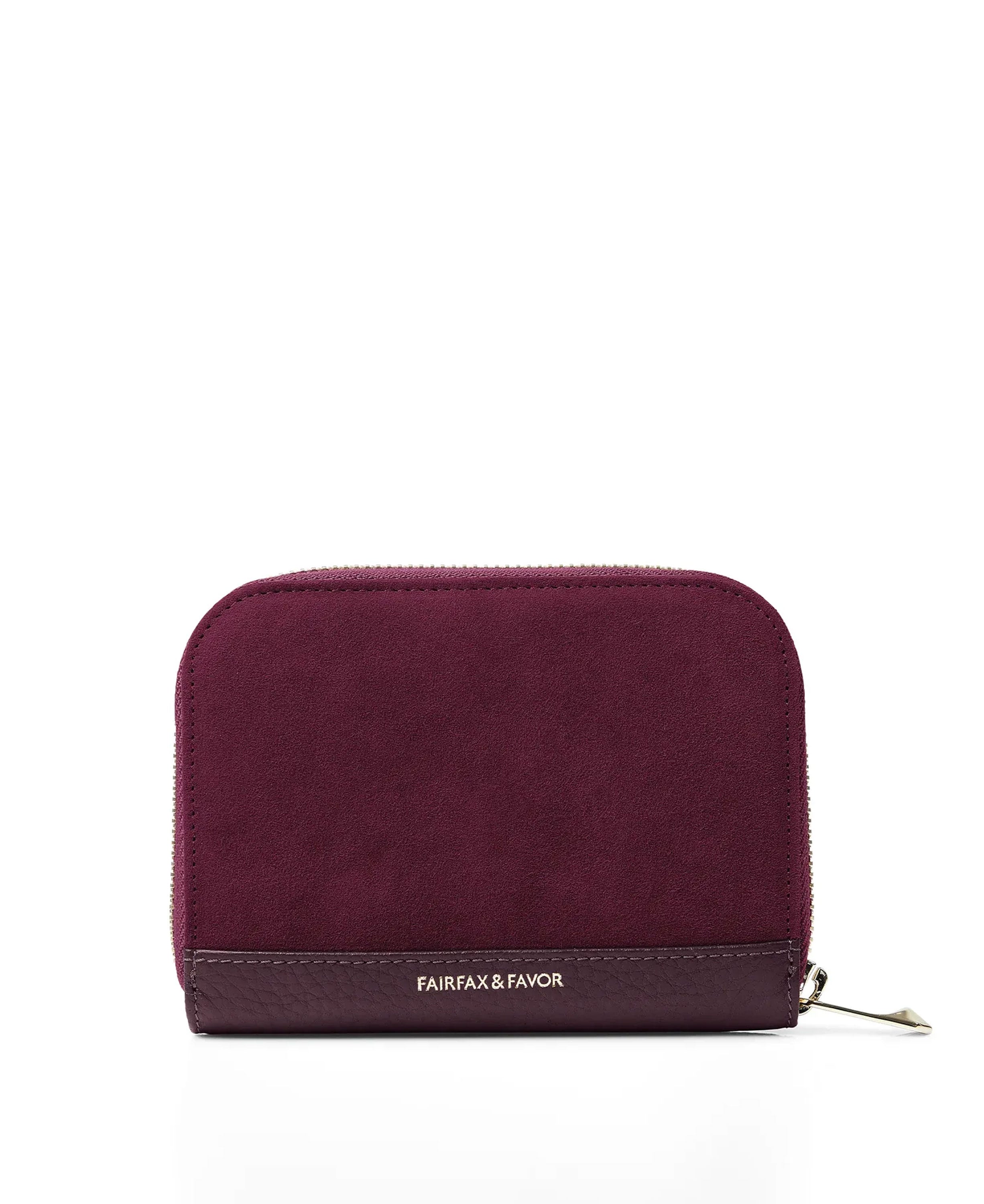 Mini Salisbury Purse - Elderberry Suede