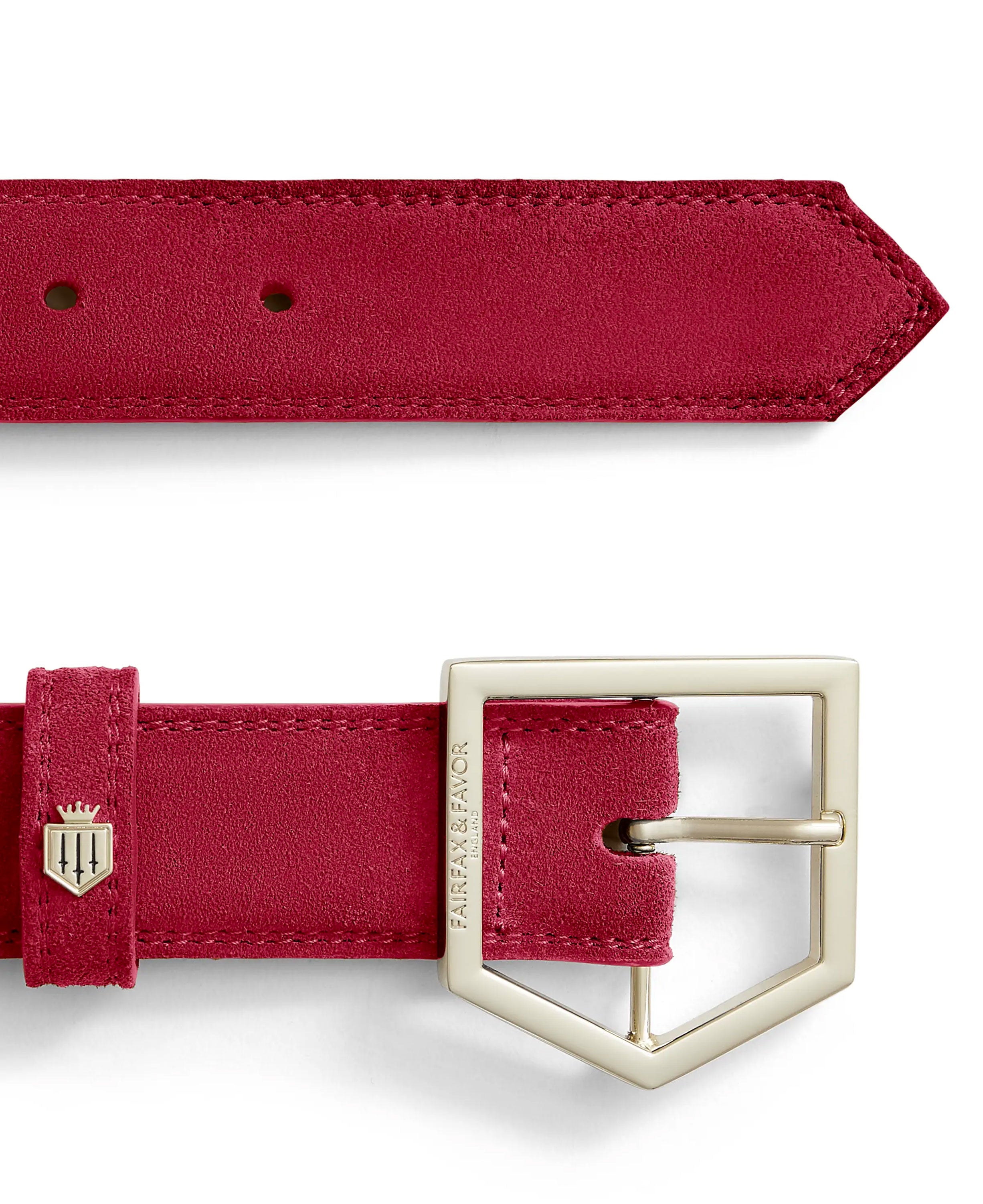 Felbrigg Belt - Cherry Suede
