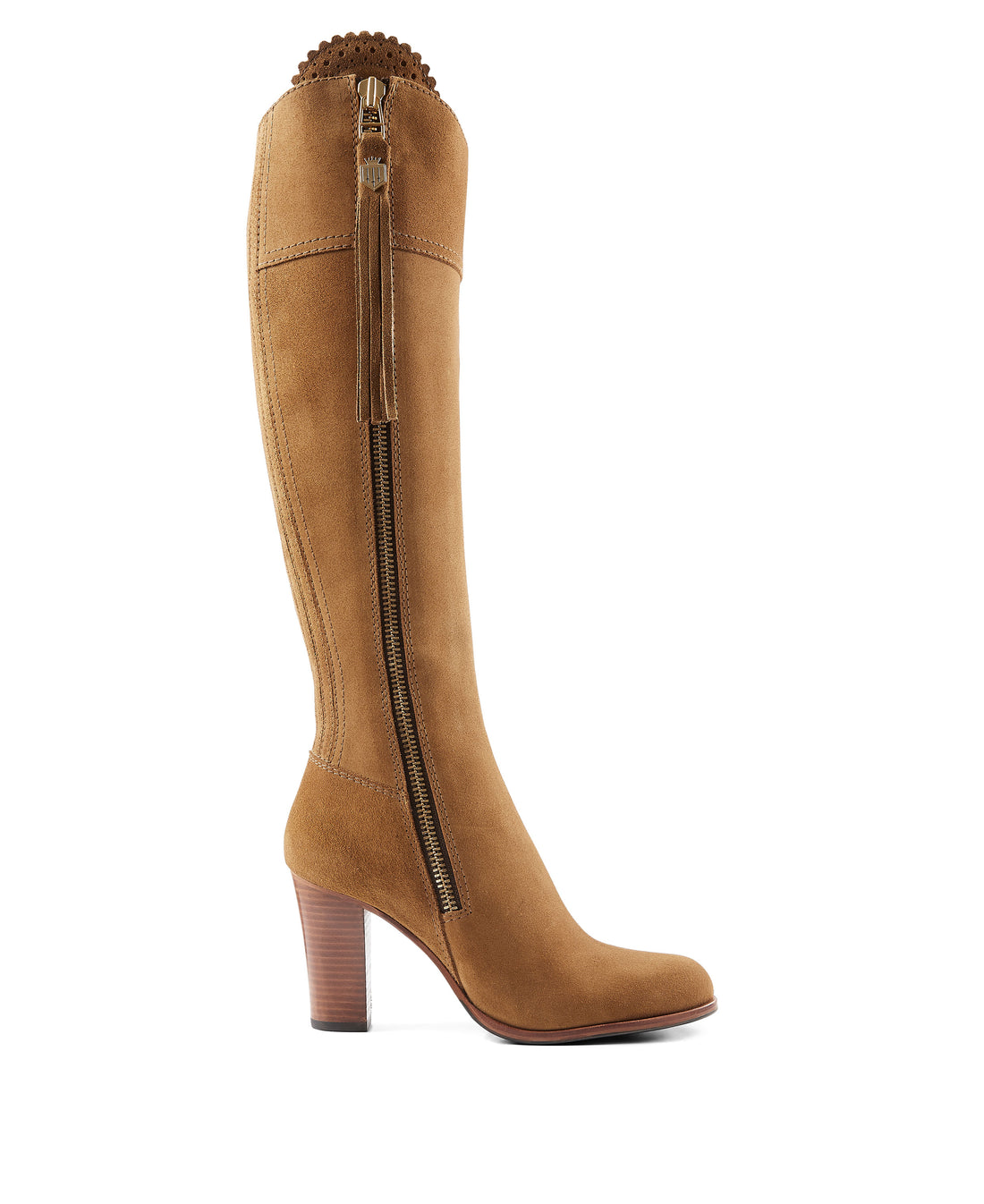 Regina High Heeled Boot - Tan