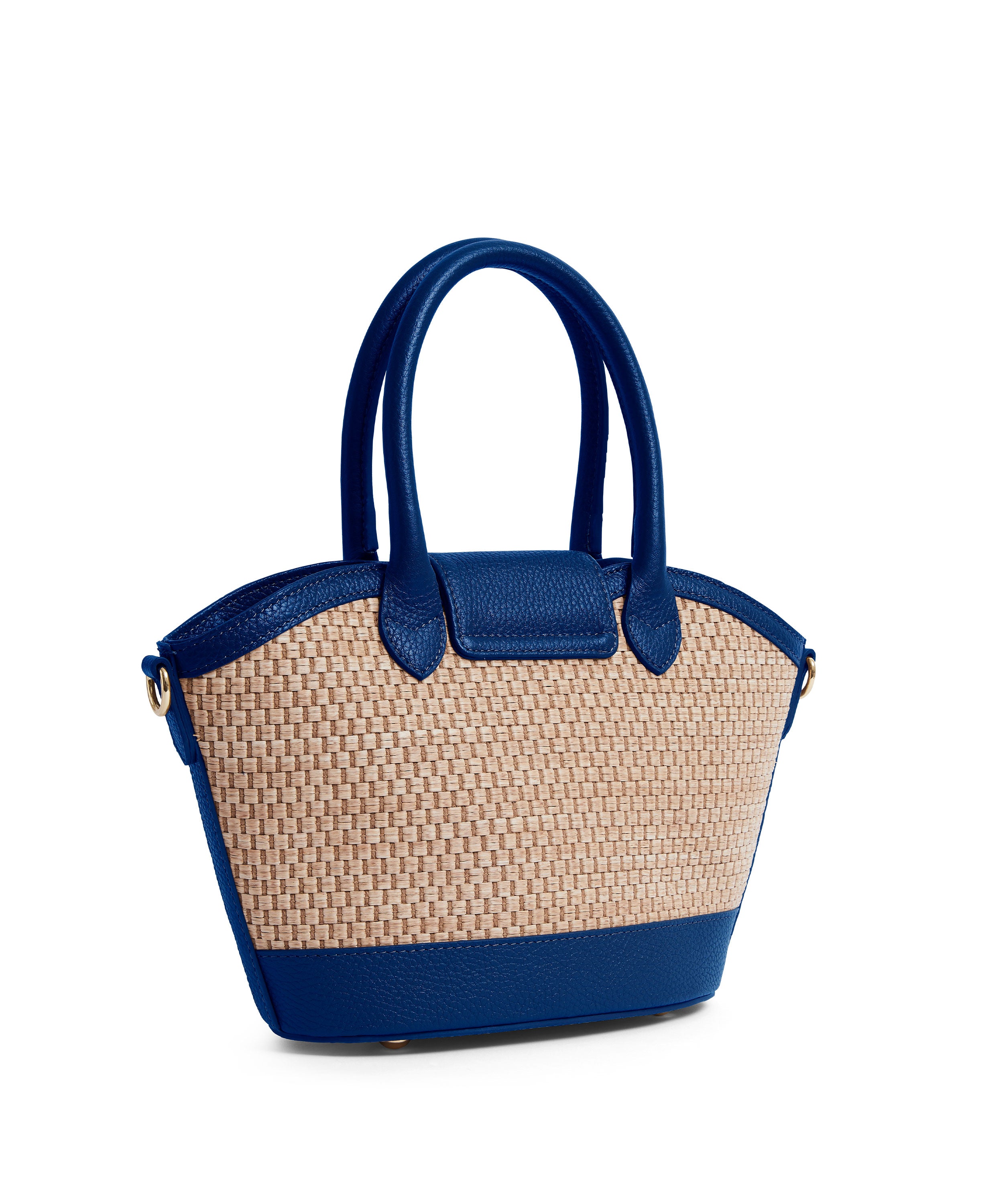 Mini Windsor Basket Bag - Porto Blue