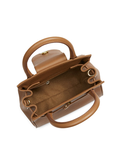 Mini Windsor Handbag - Tan Leather