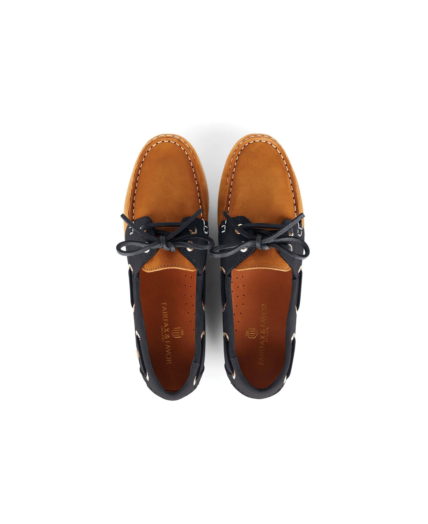 Salcombe Deck Shoe - Tan/Navy