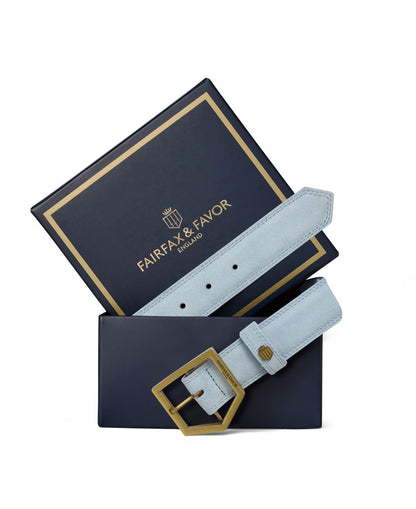 Felbrigg Belt Suede - Sky Blue